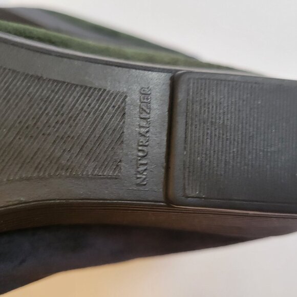 Naturalizer Womens Multicolor Suede Slip-On Wedge Shoes Size 7 colorblock - Picture 4 of 6